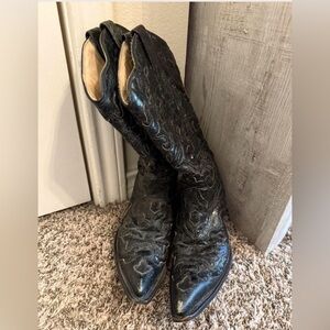 Corral Black Embellished Western Boots | Women’s 7.5 | Leather Cowboy Boot